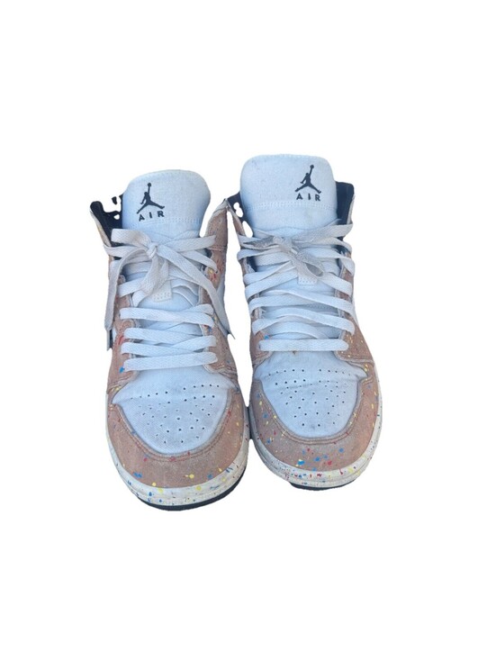 Jordan Other - Jordan Air Jordan 1 Mid SE Brushstroke Paint Splatter DA8005-100 Canvas Sneakers